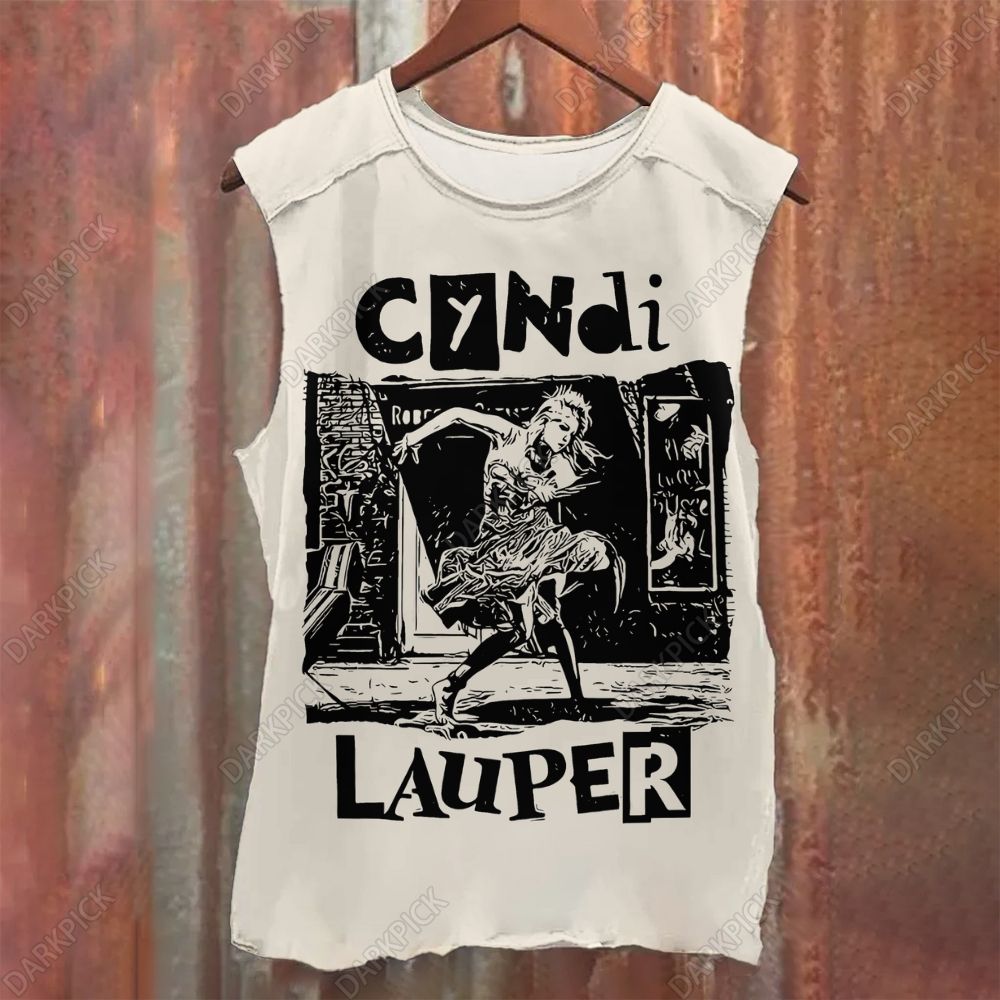 Retro Pink She's So Unusual Cyndi Lauper Unisex Classic Tank Top